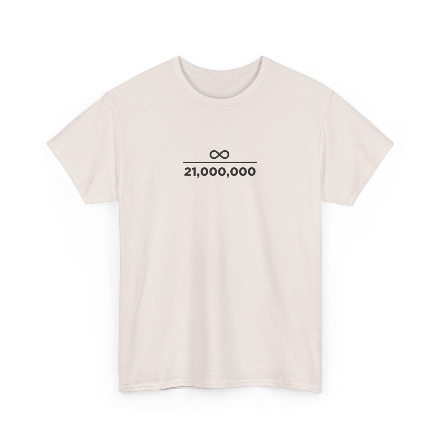 Infinity Divided By 21 Million Bitcoin T-Shirt