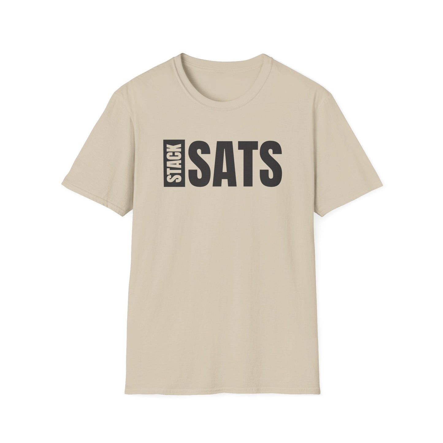 Softstyle Stack Sats Bitcoin T-Shirt