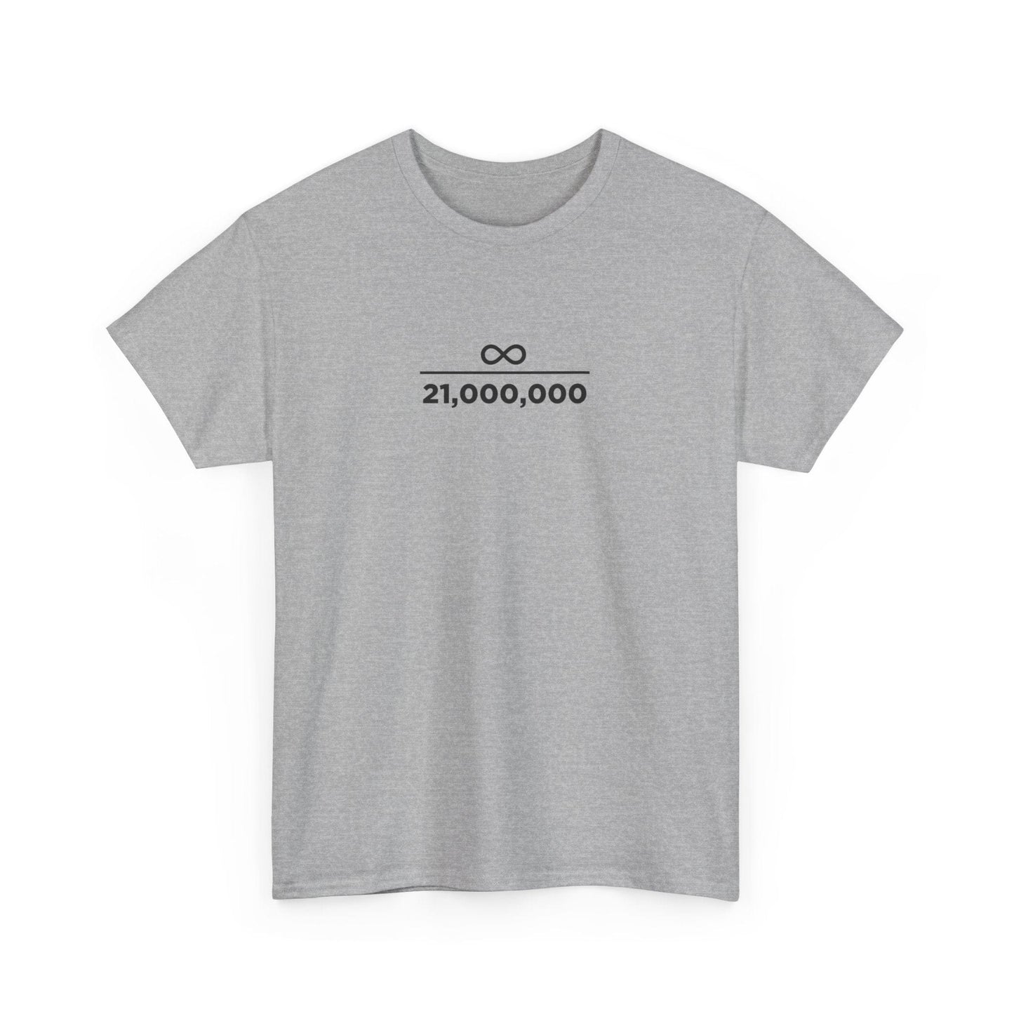 Infinity Divided By 21 Million Bitcoin T-Shirt